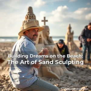 Artistic representation for Building Dreams on the Beach: The Art of Sand Sculpting
