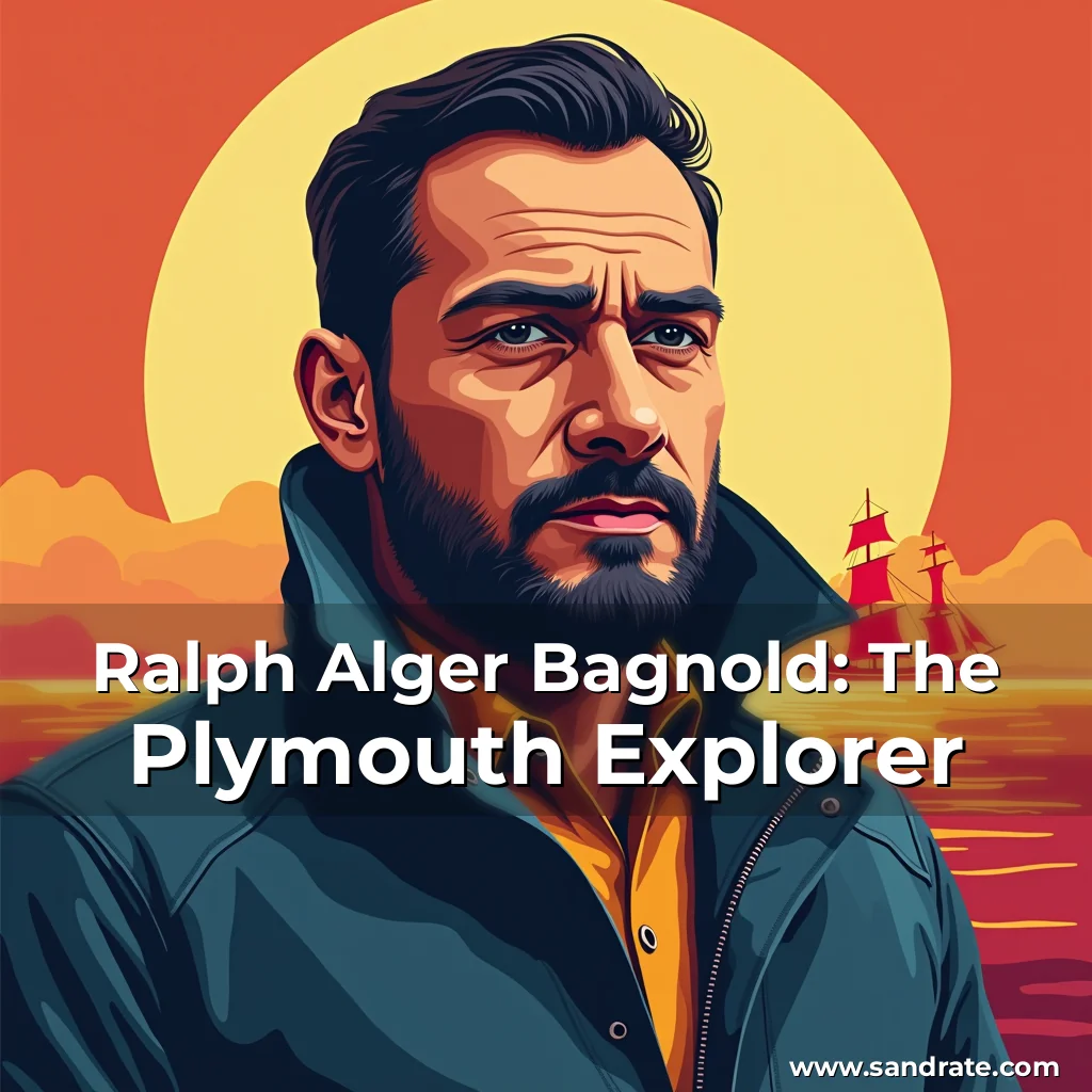 Artistic representation for Ralph Alger Bagnold: The Plymouth Explorer