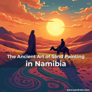 Artistic representation for The Ancient Art of Sand Painting in Namibia