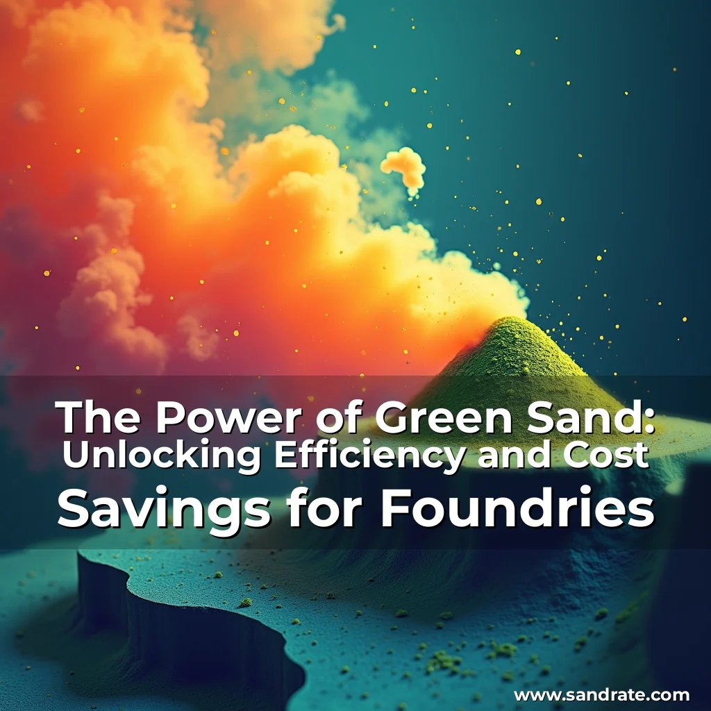 Artistic representation for The Power of Green Sand: Unlocking Efficiency and Cost Savings for Foundries