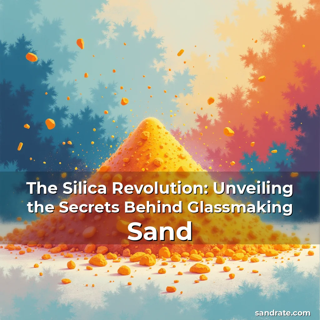 Artistic representation for The Silica Revolution: Unveiling the Secrets Behind Glassmaking Sand