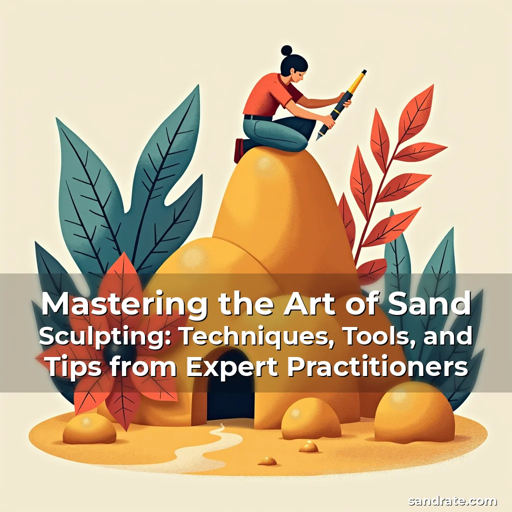 Artistic representation for Mastering the Art of Sand Sculpting: Techniques, Tools, and Tips from Expert Practitioners