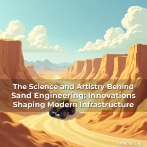 Artistic representation for The Science and Artistry Behind Sand Engineering: Innovations Shaping Modern Infrastructure