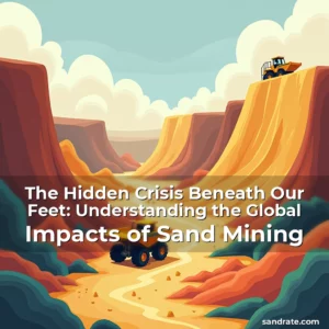 Artistic representation for The Hidden Crisis Beneath Our Feet: Understanding the Global Impacts of Sand Mining