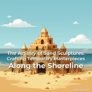 Artistic representation for The Artistry of Sand Sculptures: Crafting Temporary Masterpieces Along the Shoreline