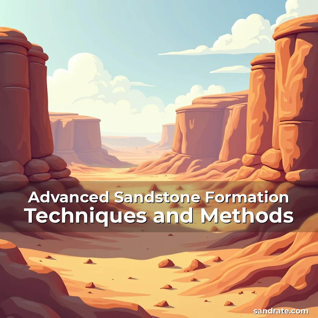 Artistic representation for Advanced Sandstone Formation Techniques and Methods
