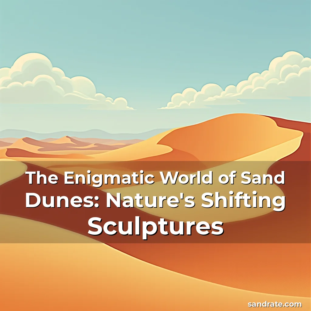 Artistic representation for The Enigmatic World of Sand Dunes: Nature's Shifting Sculptures